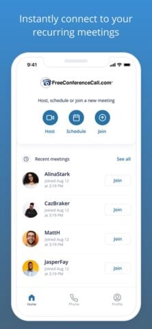 Free Conference Call لنظام iOS