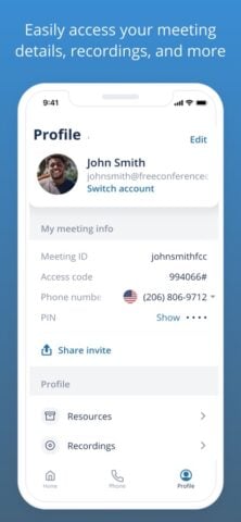 Free Conference Call pour iOS