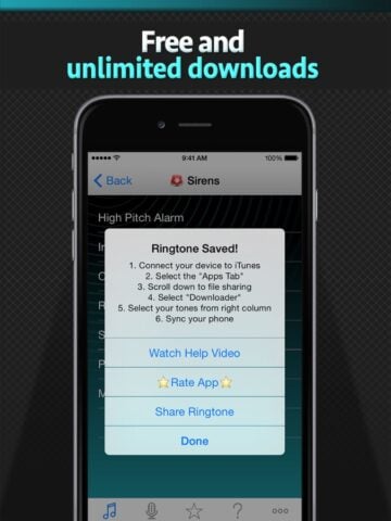 iOS için Free Ringtone Downloader – Download the best ringtones