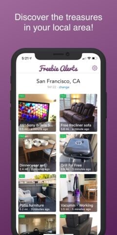 Freebie Alerts: Free Stuff App for Android