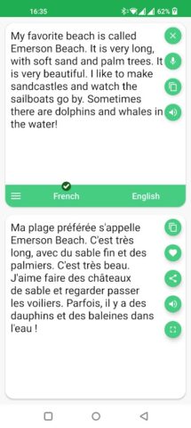 French – English Translator per Android