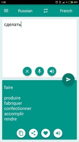 French-Russian Translator for Android
