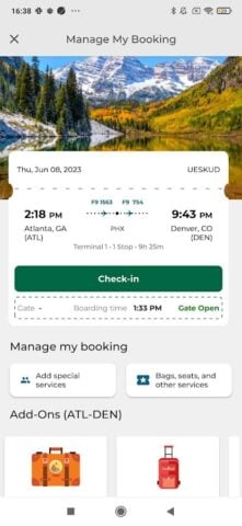 Frontier Airlines untuk Android