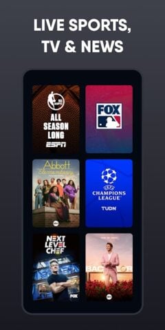 Fubo: Watch Live TV & Sports สำหรับ Android
