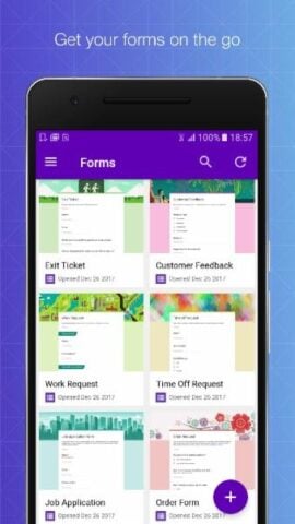 Android 用 G-Forms app for your forms