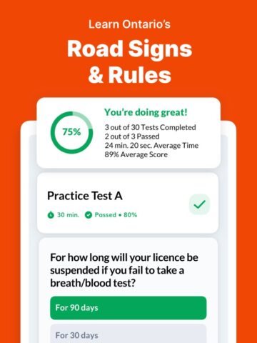G1 Driver’s Test Ontario para iOS
