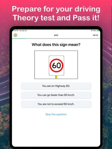 iOS 版 Canada Driver License G1 Test