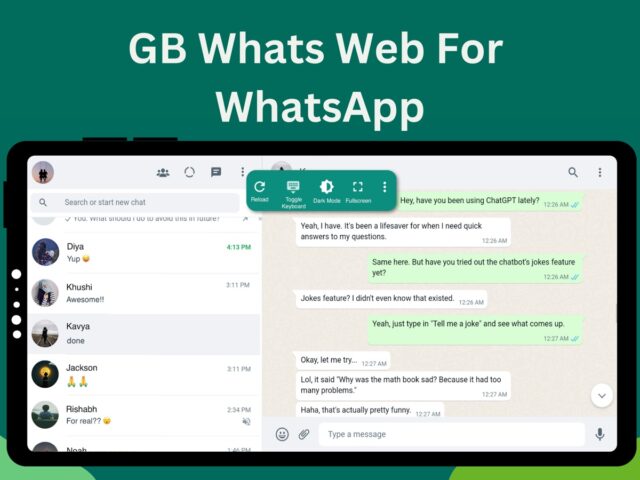 GB WA Latest For WhatsApp Chat لنظام iOS