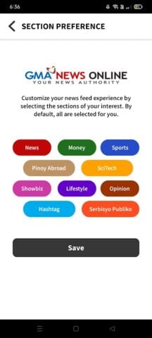GMA News para Android