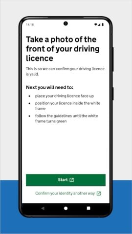 GOV.UK ID Check per Android
