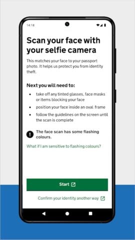 GOV.UK ID Check untuk Android