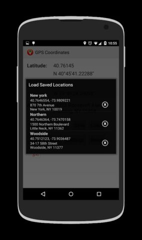 GPS Coordinates для Android — скриншот 5