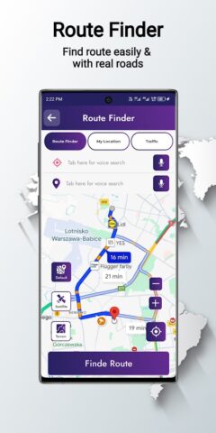 Android용 GPS Navigation, Road Maps