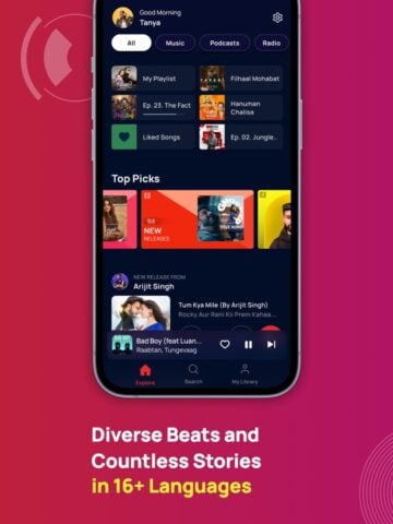 iOS용 Gaana Music – Songs & Podcasts