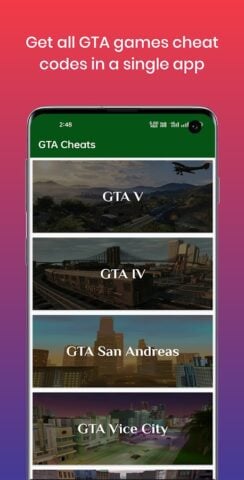 code de triche gta 5 pour Android