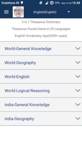 Android 版 General Knowledge – World GK