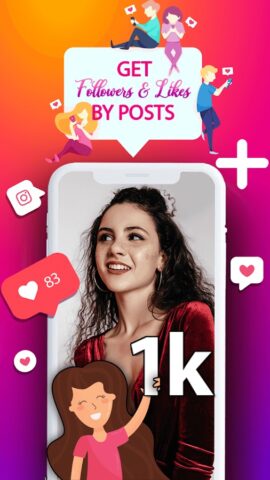 Get Followers & Likes by Posts для Android