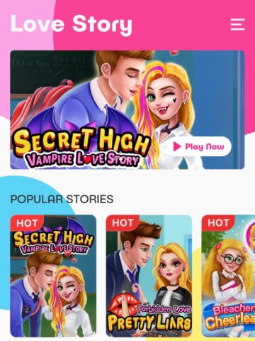 iOS 用 LOVE STORY: 女の子のためのゲーム