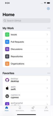 GitHub pour iOS