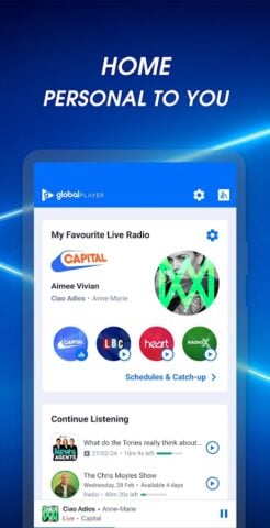 Android용 Global Player Radio & Podcasts