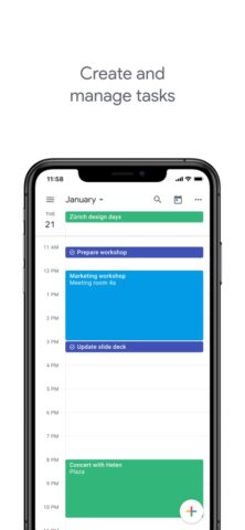 Google Calendar für iOS