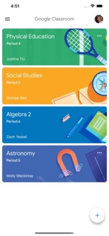 Google Classroom для iOS