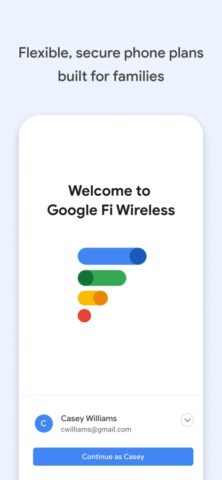 Google Fi Wireless لنظام iOS