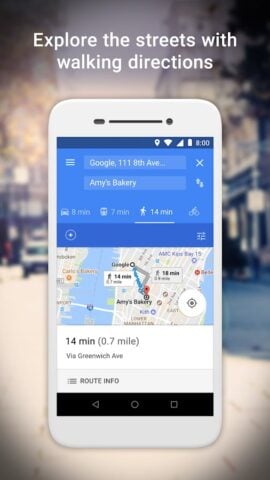 Android 版 Google Maps Go – 路線、路況及大眾運輸