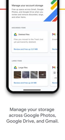 Google One pour iOS