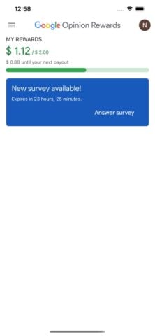 Google Opinion Rewards cho iOS