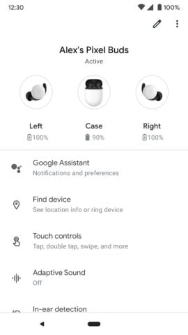 Android 用 Google Pixel Buds