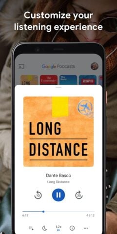Google Podcasts สำหรับ Android