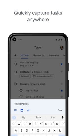 Google Tasks สำหรับ Android