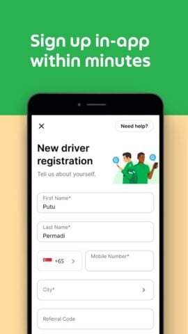 Grab Driver untuk Android