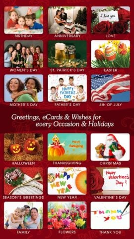 Greeting Cards & Wishes para Android