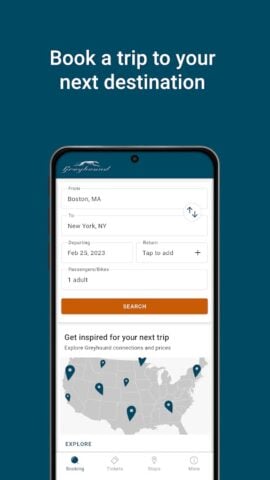 Greyhound: Buy Bus Tickets لنظام Android