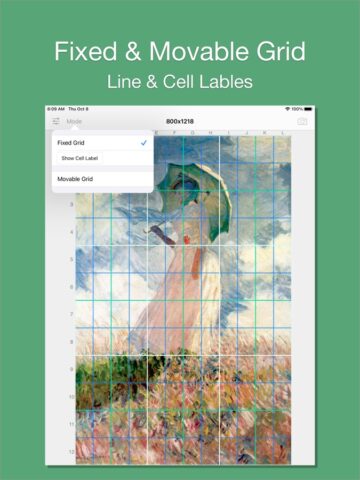 Grid # – Add grid on image for iOS