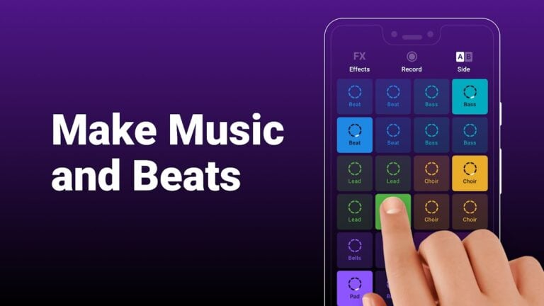 Android için Groovepad – müzik oluşturucu