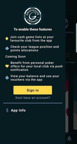 Grosvenor Poker Live لنظام Android