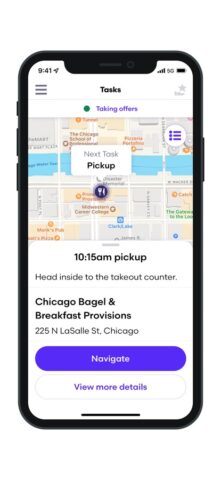 iOS 用 Grubhub for Drivers