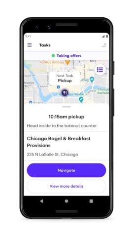 Grubhub for Drivers สำหรับ Android