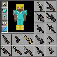 Guns Mod for Minecraft PE 2024 for Android