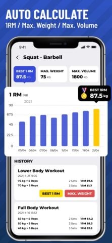 Latihan Gym: Peninggi Badan untuk iOS