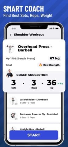 Gym Workout Planner & Gym Log for iOS