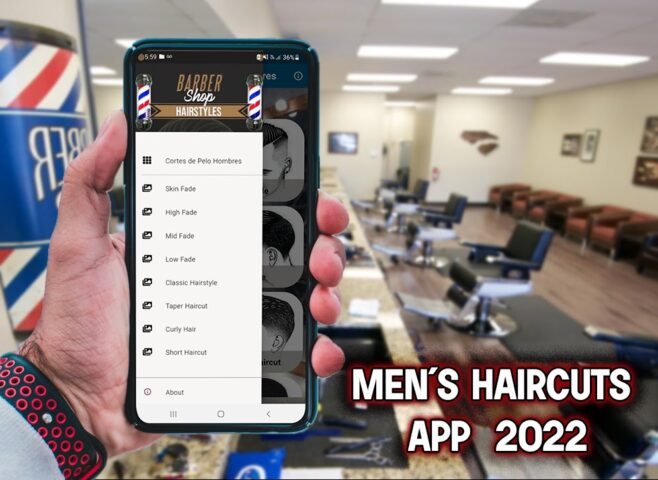 Cortes de cabelo Homens 2023 para Android