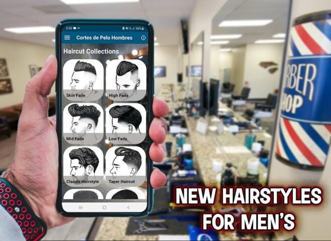 Cortes de cabelo Homens 2023 para Android