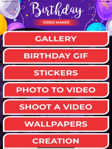 Happy Birthday Video Maker für iOS