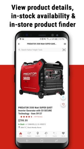 Harbor Freight Tools per Android
