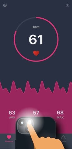 Android için Kalp atışı ekranı