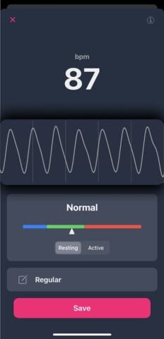 Monitor de frecuencia cardíaca para Android